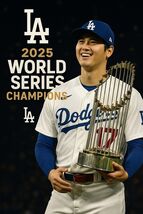 2025 World Series Champs Poster On Metal Sign 12x8in /Limited Dodgers Sss - $34.72 CAD