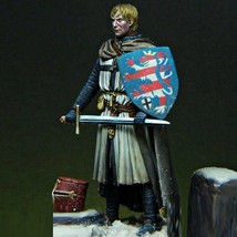 1/24 Resin Model Kit Warrior Medieval Knight Teutonic Warrior Unpainted - £15.65 GBP