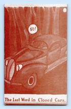 Risqué Comic The Last Word In Closed Cars Is No Failed Romance Arcade Card Q11 - £3.07 GBP