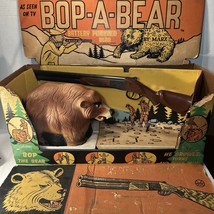 Vintage 1960s Marx Bop-A-Bear Toy G300 With Gun &amp; Box – Incomplete, Unte... - $339.99