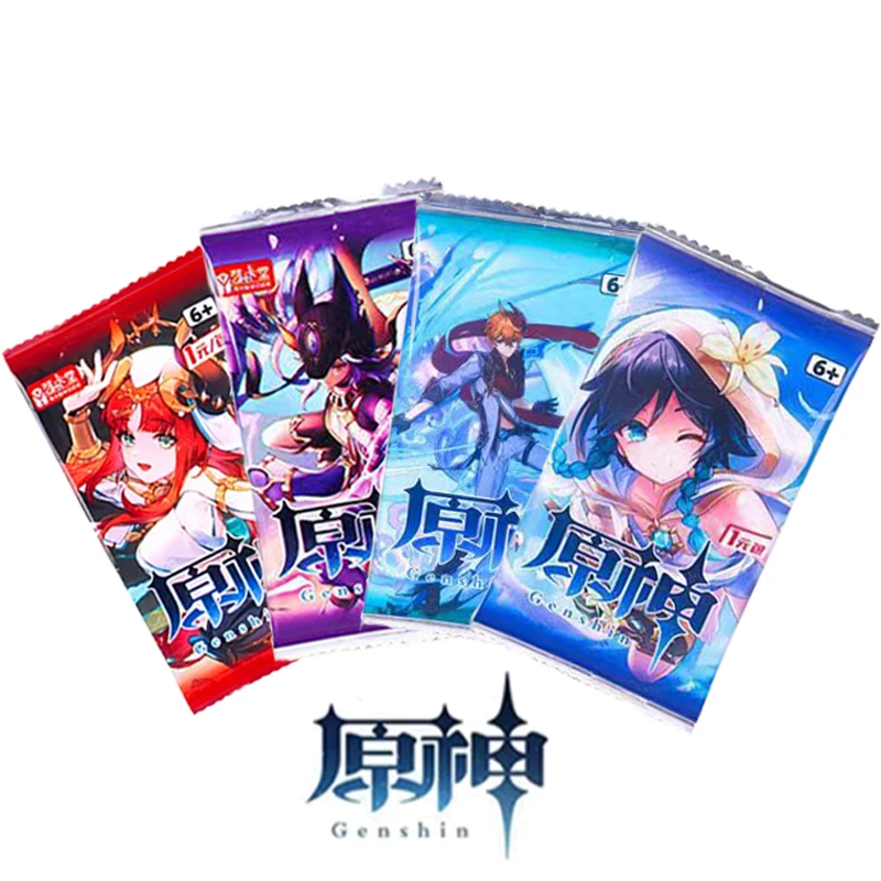 3Packs Game Genshin Impact Collection Cards Anime Figures CP SSP SP PR UR SLR - £9.05 GBP+