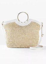 FREEMANS Straw Handbag in Ecru (F356) - £29.00 GBP