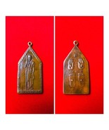 Buddhist Monk Inspired Thai Amulet Coin - Cultural Keepsake Wat [Temple ... - $39.00
