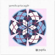 Pepita Yarmulka Polar Argyle Needlepoint Kit - $50.00+