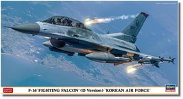 Hasegawa 07512 1/48 Korean Air Force F-16 Fighting Falcon D Type Plastic... - £27.39 GBP