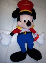 Disney Nutcracker Mickey Holiday 2002 Plush Toy 31&quot; Store Exclusive Vtg New - £46.10 GBP