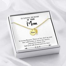 Express Your Love Gifts Mom Remembrance Necklace Loving Memory White Mother Memo - £35.69 GBP
