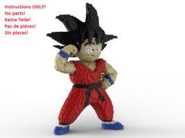 LEGO Kid Goku statue building instruction - Dragon Ball Z INSTRUCTIONS ONLY - £75.54 GBP