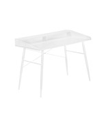 Modern Computer Desk with Storage - 48&quot; White Home Office Laptop Worksta... - $3,127.92 MXN