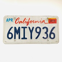 2016 United States California Lipstick Passenger License Plate 6MIY936 - €5,19 EUR