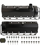 Fits 1997-2004 E150 Expedition Navigator 5.4L V8 Black Aluminum Valve Co... - $193.47