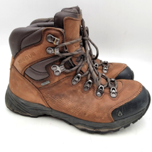 Vasque St. Elias GTX Hiking Boots Size 8.5 Brown Leather Vibram GoreTex ... - £63.12 GBP