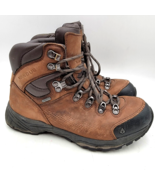 Vasque St. Elias GTX Hiking Boots Size 8.5 Brown Leather Vibram GoreTex ... - £63.19 GBP