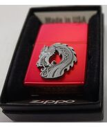 Sharp Zippo Red Flame Dragon Emblem Lighter - $958.47 MXN