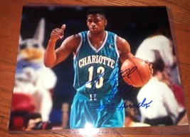KENDALL GILL SIGNED AUTOGRAPHED 8x10 PHOTO CHARLOTTE HORNETS - £19.83 GBP