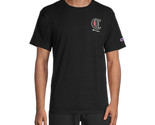 Champion Mens Classic Logo-Graphic T-Shirt in Black-Small - $18.99
