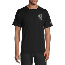 Champion Mens Classic Logo-Graphic T-Shirt in Black-Small - £14.95 GBP
