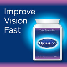 Optivision Vision Support Pills Eye Tablets Stop Dry Eye Blurred Vision Eyesight - £19.91 GBP