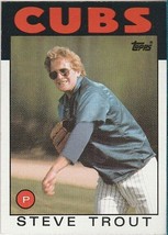 Steve Trout 1986 Topps Baseball # 384 - £1.20 GBP