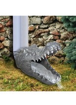 Gutter Splash Guard Crocodile head water diverter￼ Fits 2.5x3” Downspouts - £15.81 GBP