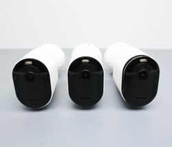 Arlo Pro 5S 2K 3 Camera Indoor/Outdoor Wire Free Spotlight Security Bundle image 2