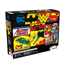 Aquarius 500pcs x 3 Puzzle Set - DC Comics - £44.62 GBP