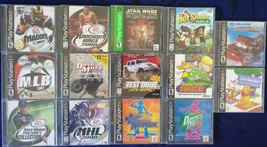 14 Playstation 1 Games Star wars, sports, kids - $39.99