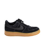 Nike Air Force 1 07 Lv8 In Gum Suede Men Black Size 8 - $137.75