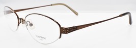 Vera Wang Astrea PC Women&#39;s Eyeglasses Half-rim 51-17-133 Titanium Pecan... - £33.94 GBP