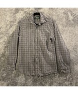 Rodd and Gunn Shirt Mens Medium Grey Cashmere Wool Blend Sports Fit Ital... - £15.65 GBP