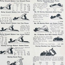 1922 N.T. Bushnell Block Planes Tool Advertisement Catalogue Hardware DWA21 - $483.25 MXN