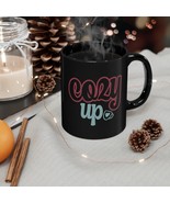 Cozy Up Coffee Mug Cup Heart - Gift. Office Birthday Coffee, Tea Black, ... - $21.98