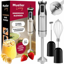 8 Speed Stainless Steel Electric Hand Blender - $125.96