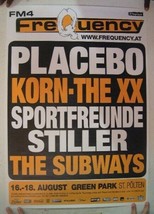Placebo Korn The XX Sportfreunde Stiller Subways German Tour Poster - £49.32 GBP