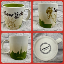 Starbucks Caffè New York 473ml Tazza Collettore Serie Statua Di Libertà Skyline - $20.82