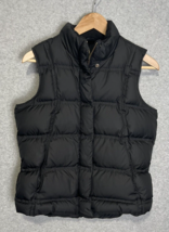 Eddie Bauer Goose Down Vest Women’s Size Small Insulated Puffer Vest Black - £12.39 GBP