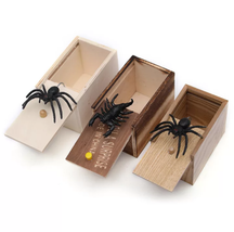 Caja de broma de araña oculta, juguete de broma de gran calidad, caja de madera, - £14.81 GBP