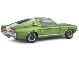 1967 Shelby GT500 Lime Green Metallic w White Stripes 1/18 Diecast Car S... - £59.61 GBP