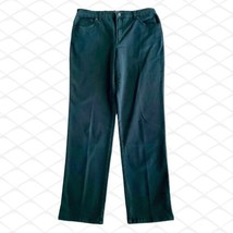 Gloria Vanderbilt AMANDA 12 Stretch Jeans Classic Tapered Leg Deep Forest Green - £15.92 GBP