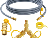 10FT 3/8 Propane Quick Connect Y Splitter Adapter with 3/8&quot; QC Natural G... - $92.95