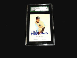 Mike Mussina Yankees Hof 2006 Topps Signed Auto A &amp; G # 225 Card Sgc Authentic - £39.14 GBP