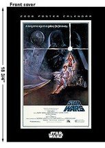 Star Wars Movie Posters 2006 Twelve Month Wall Calendar Cedco NEW UNUSED... - $9.74