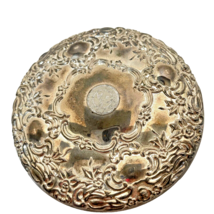 Vintage Godinger Silver Art Co Ornate Silverplate Round Compact Mirror 3.25 inch - £12.20 GBP