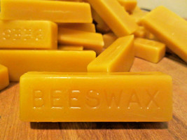 1 BEESWAX Bar 1 oz Yellow 100% Pure Organic waterproof leather boot shoe Bee Wax - £16.96 GBP