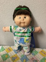 Vintage Cabbage Patch Kid Girl Hasbro First Edition (1990) Brown Hair Brown Eyes - $155.00