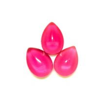 Synthetic Red Ruby Teardrop Cabochon,Water Drop Cabochon, Corundum Gemst... - $374.94 MXN