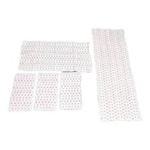 Vintage Pink Eyelet Lace Table Runner Placemat 3 Napkins Place Setting V... - £44.83 GBP