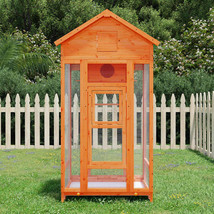 vidaXL Bird House Brown Solid pine wood, plywood Large Bird House - $7,106.32 MXN