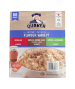 Quaker Instant Oat Meal Flavor Variety (66 Packets)For US Buyers: No ext... - $39.60