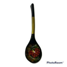 Vintage Russian Folk Art Painted Serving Spoon Ladle Khokhloma Collectib... - $361.64 MXN